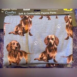 Unisex Dachshunds Print Pajama Pants